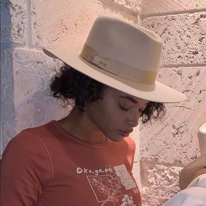 Urban Outfitters Flat Brim Felt Fedora